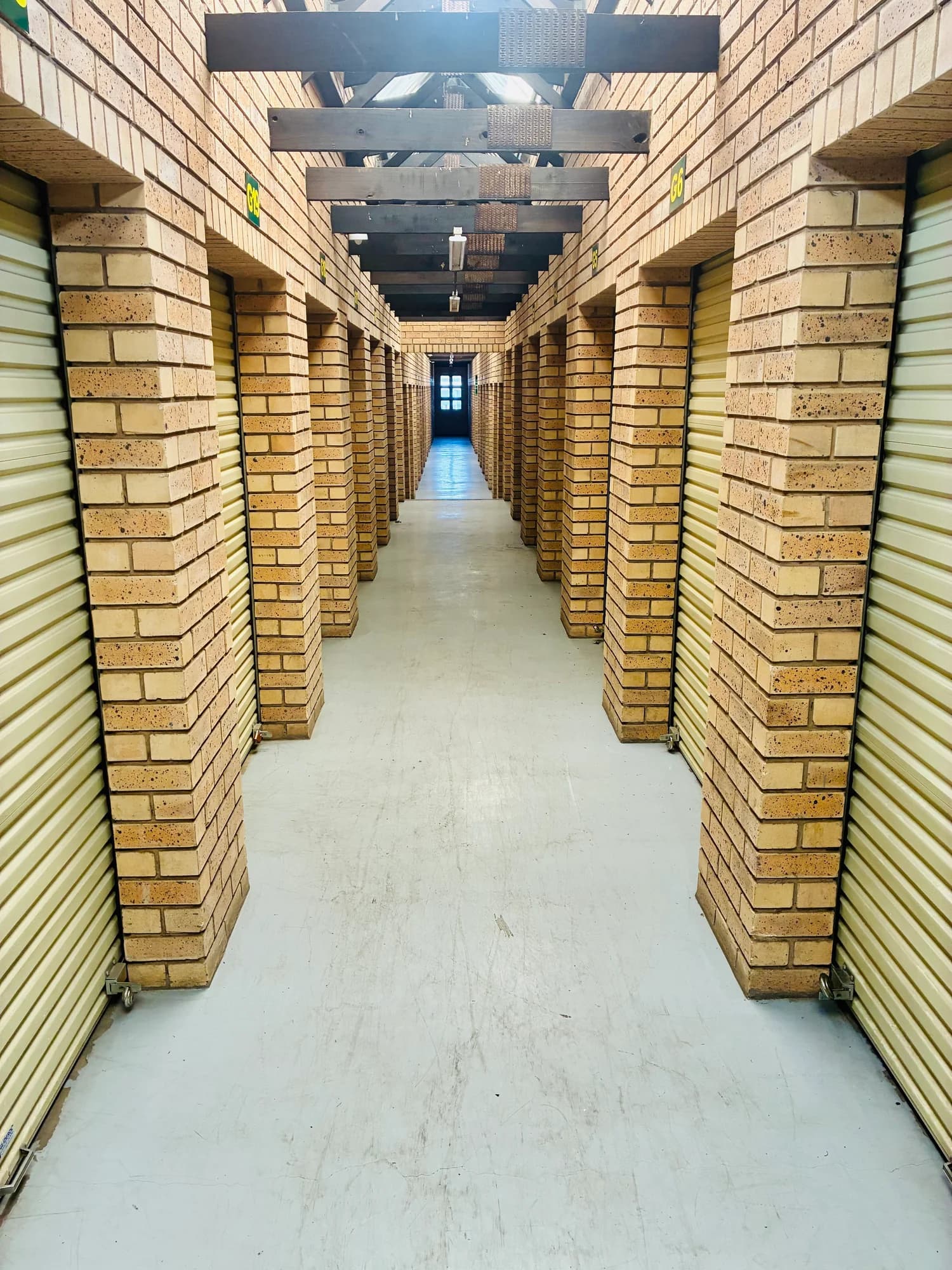 Indoor corridor at Biddulphs Pretoria self-storage