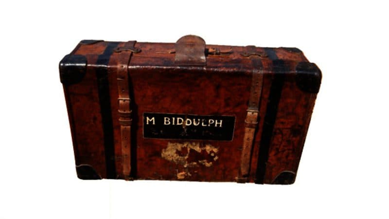 Vintage Biddulphs suitcase