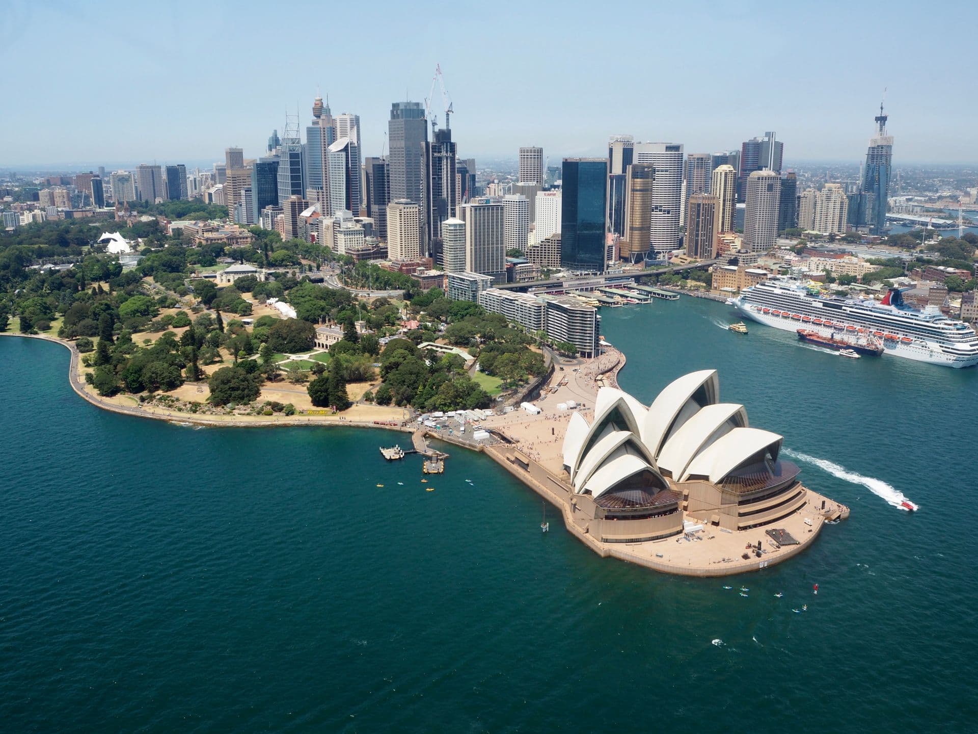 Sydney Opera House and harbour