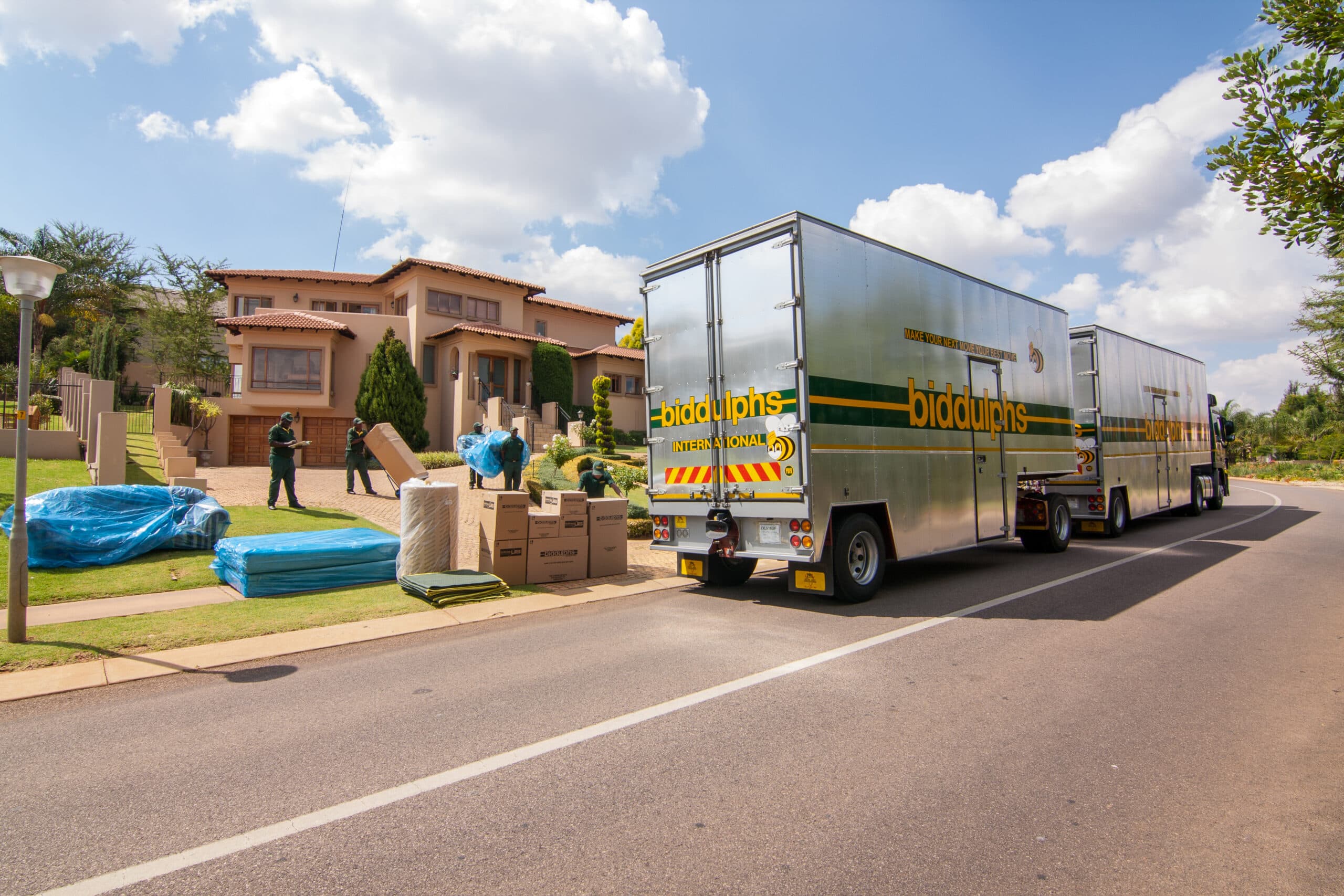 Biddulphs packers wrapping fragile items