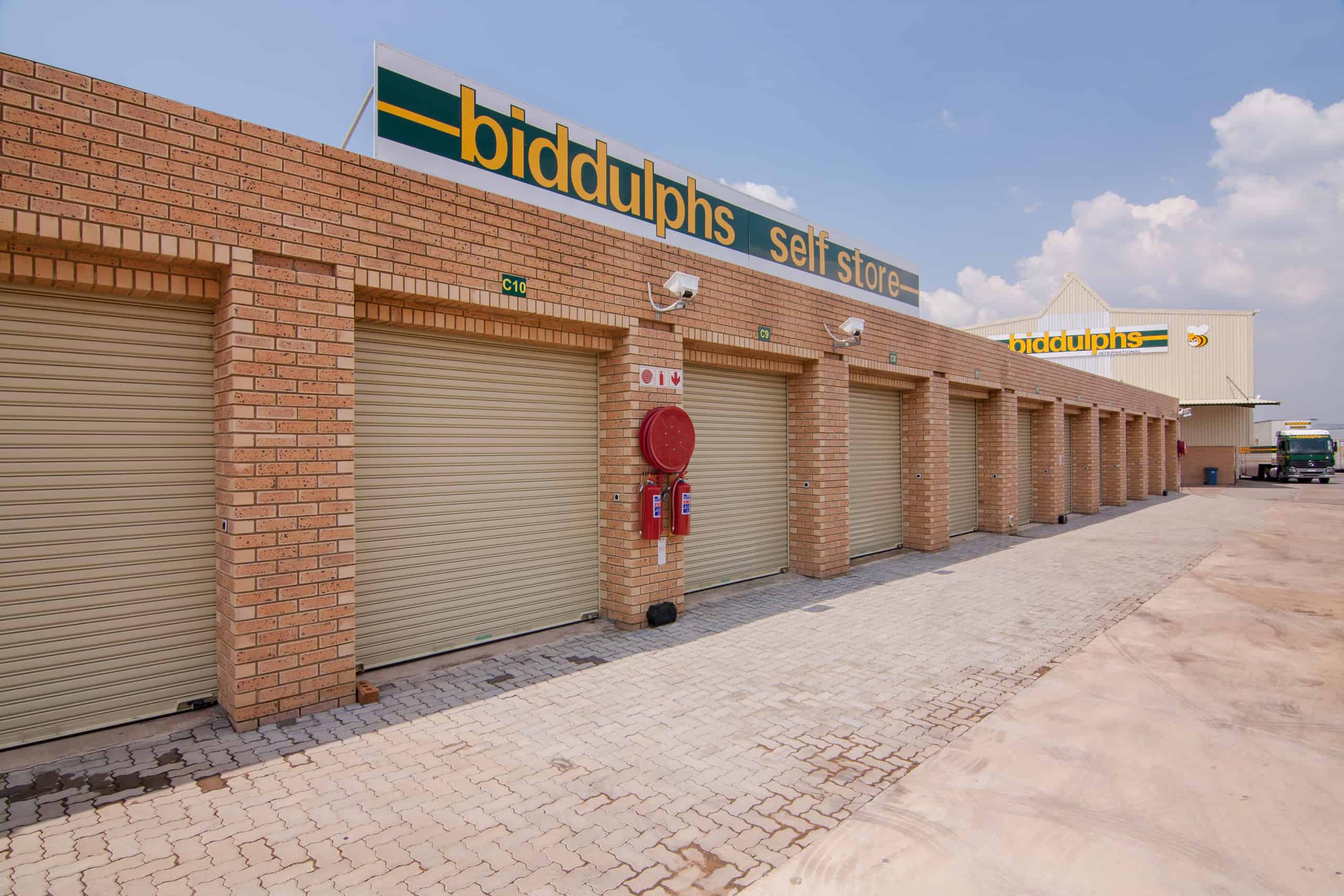 Biddulphs Self Storage Units - Clean, secure storage facility